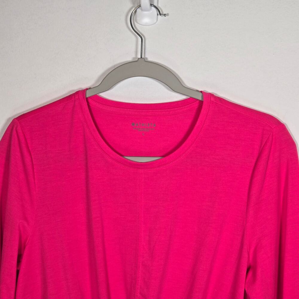 Athleta Essence Pink Twist Top. Size Large. - Picture 4 of 8